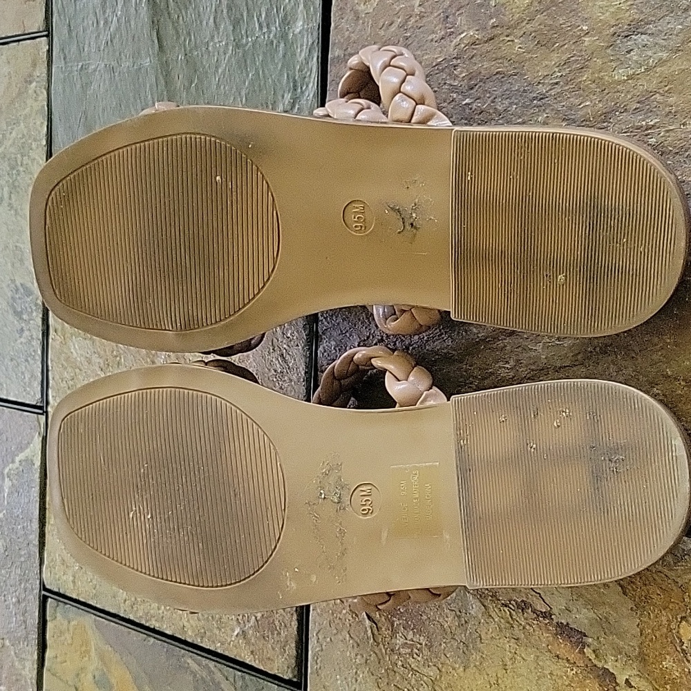 Sincerely Jules Venice Sandals Brown 9.5 - Picture 6 of 9